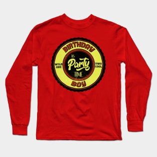 birthday boy IT'S PARTY TIME Long Sleeve T-Shirt